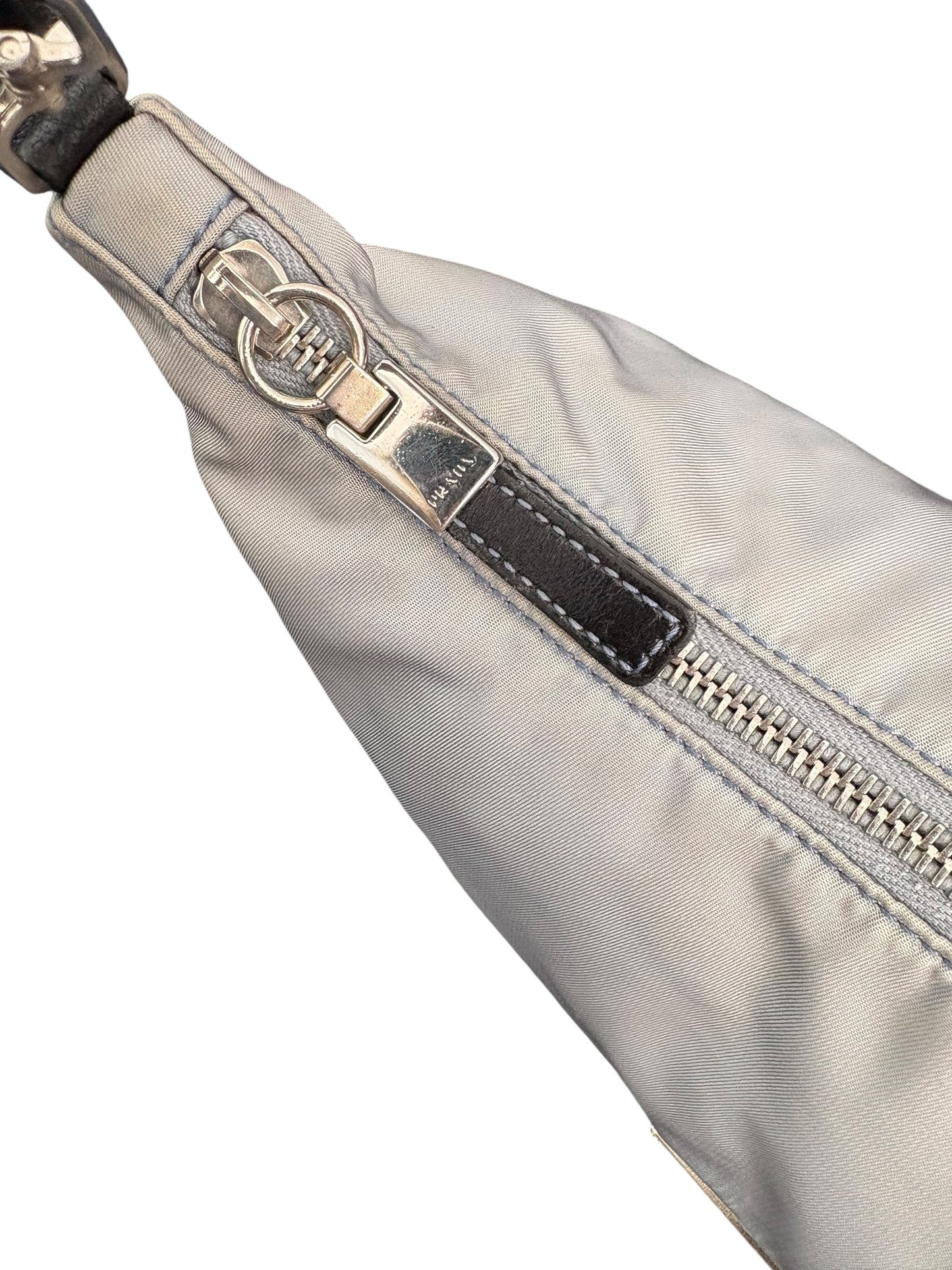 Prada Nylon Shoulder Bag Blue/Grey