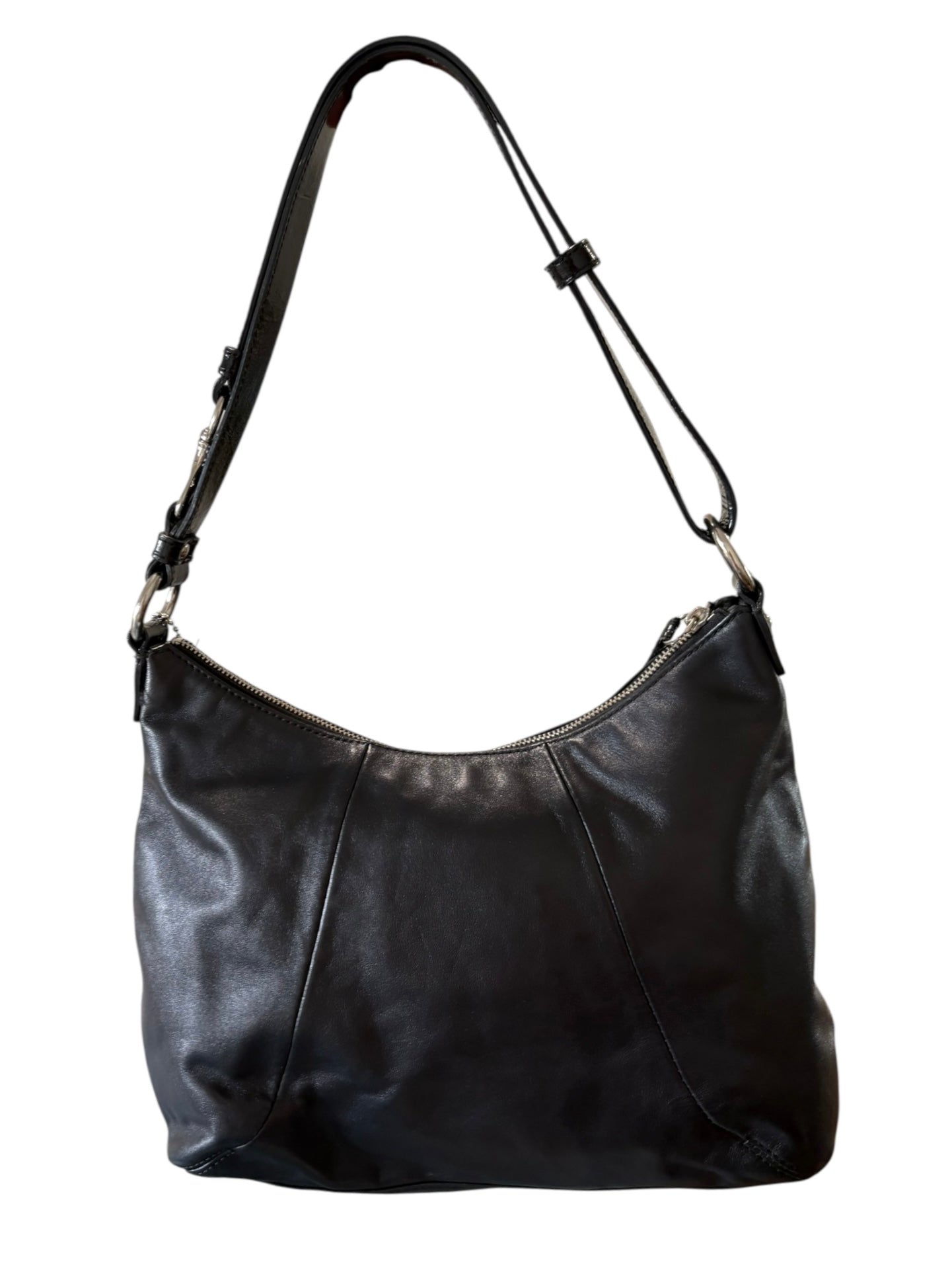 Coach Soho Buckle Black Leather Shoulder Bag