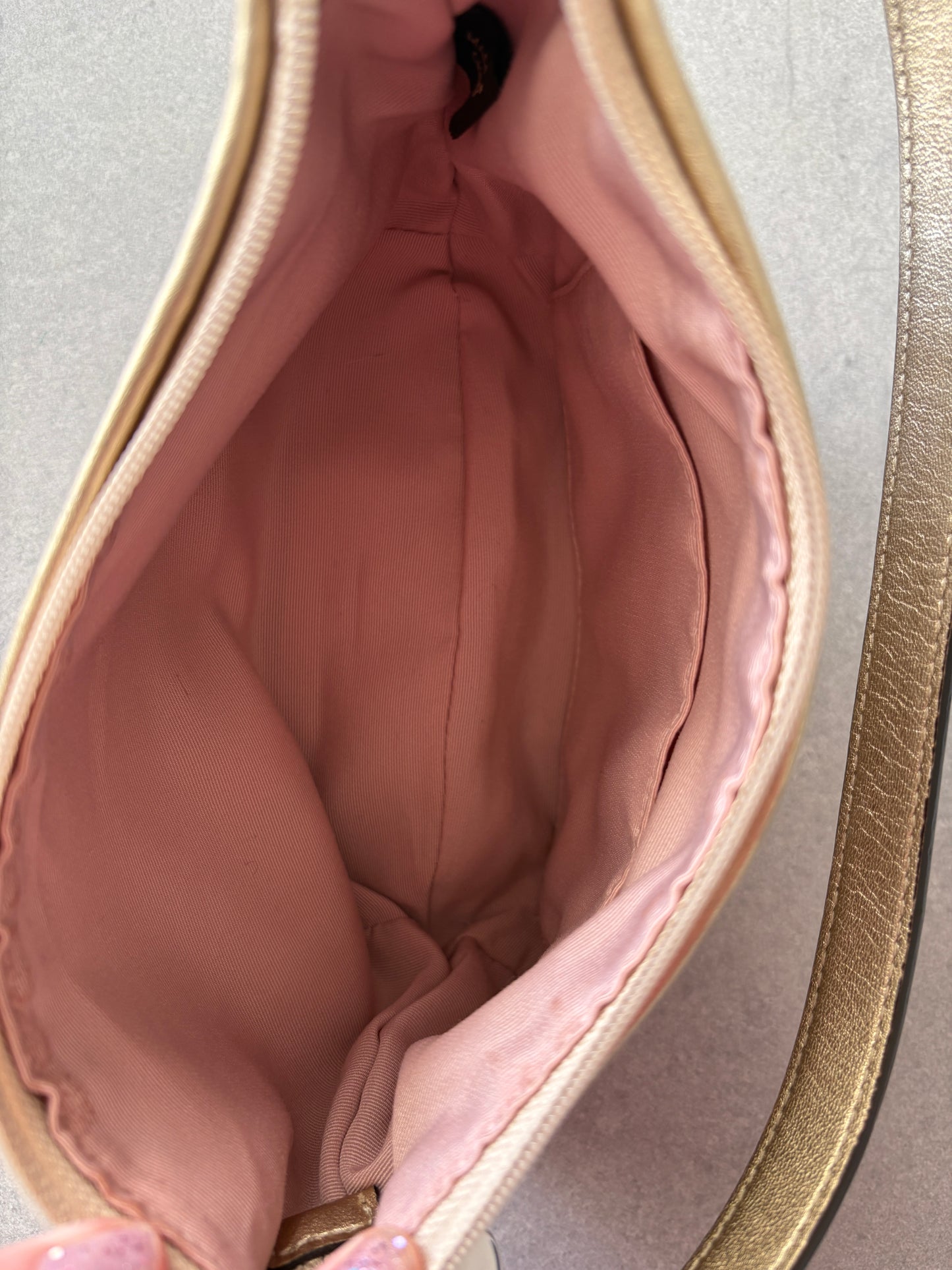 Coach Monogram Brown Shoulder Bag