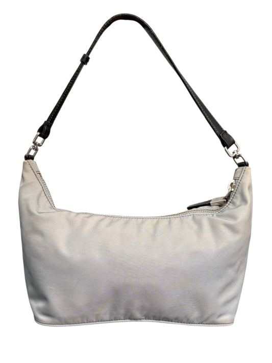 Prada Nylon Shoulder Bag Blue/Grey