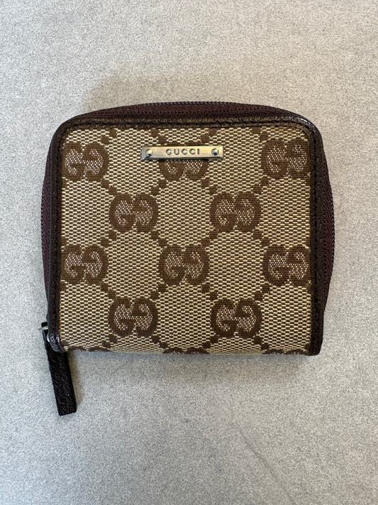 Gucci GG Biege and Black Coin Purse