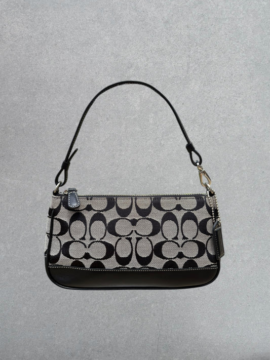 Coach Signature Monogram Demi Black