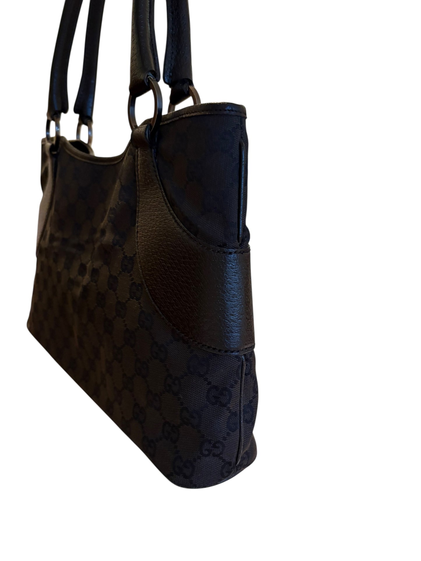 Gucci GG Canvas & Leather Tote Bag