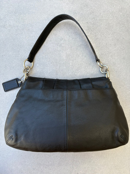 Coach Soho Black Leather Shoulder Bag