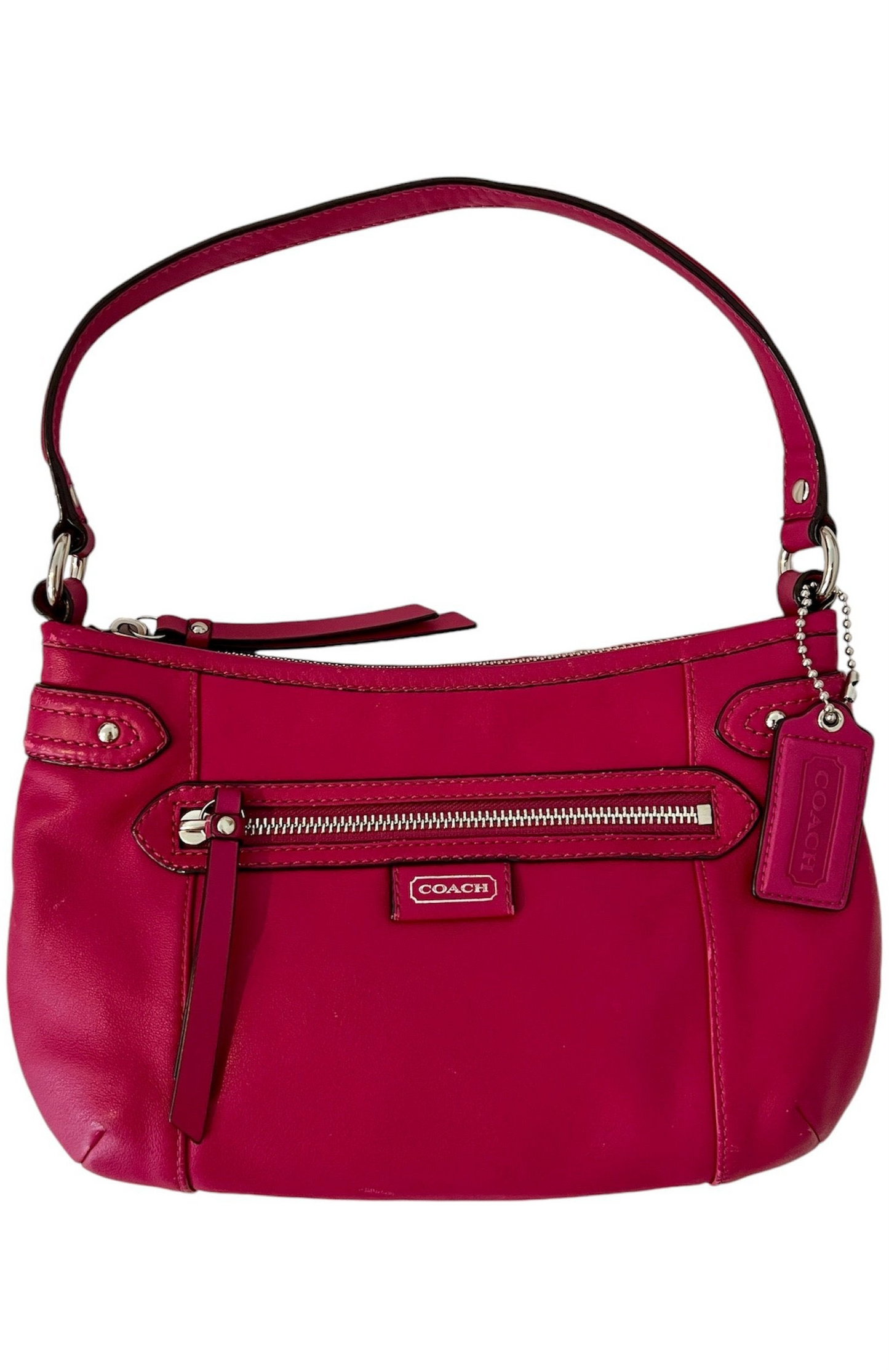 Coach Pink Leather Daisy Shoulder Bag