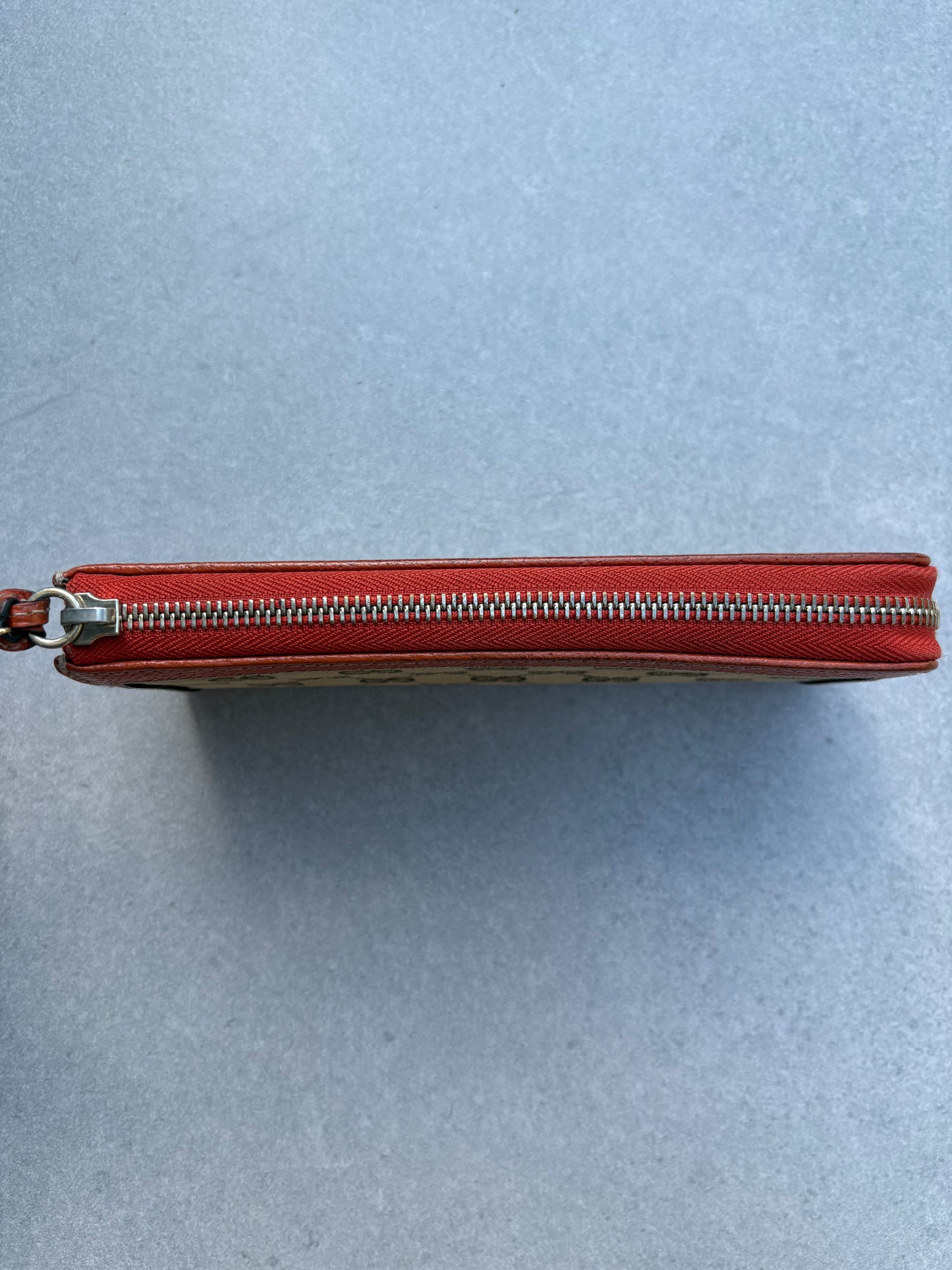 Gucci Biege and Orange Wallet