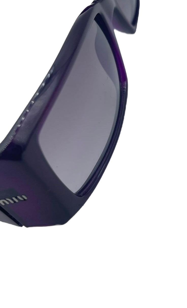 Miu Miu Clover Sunglasses Purple