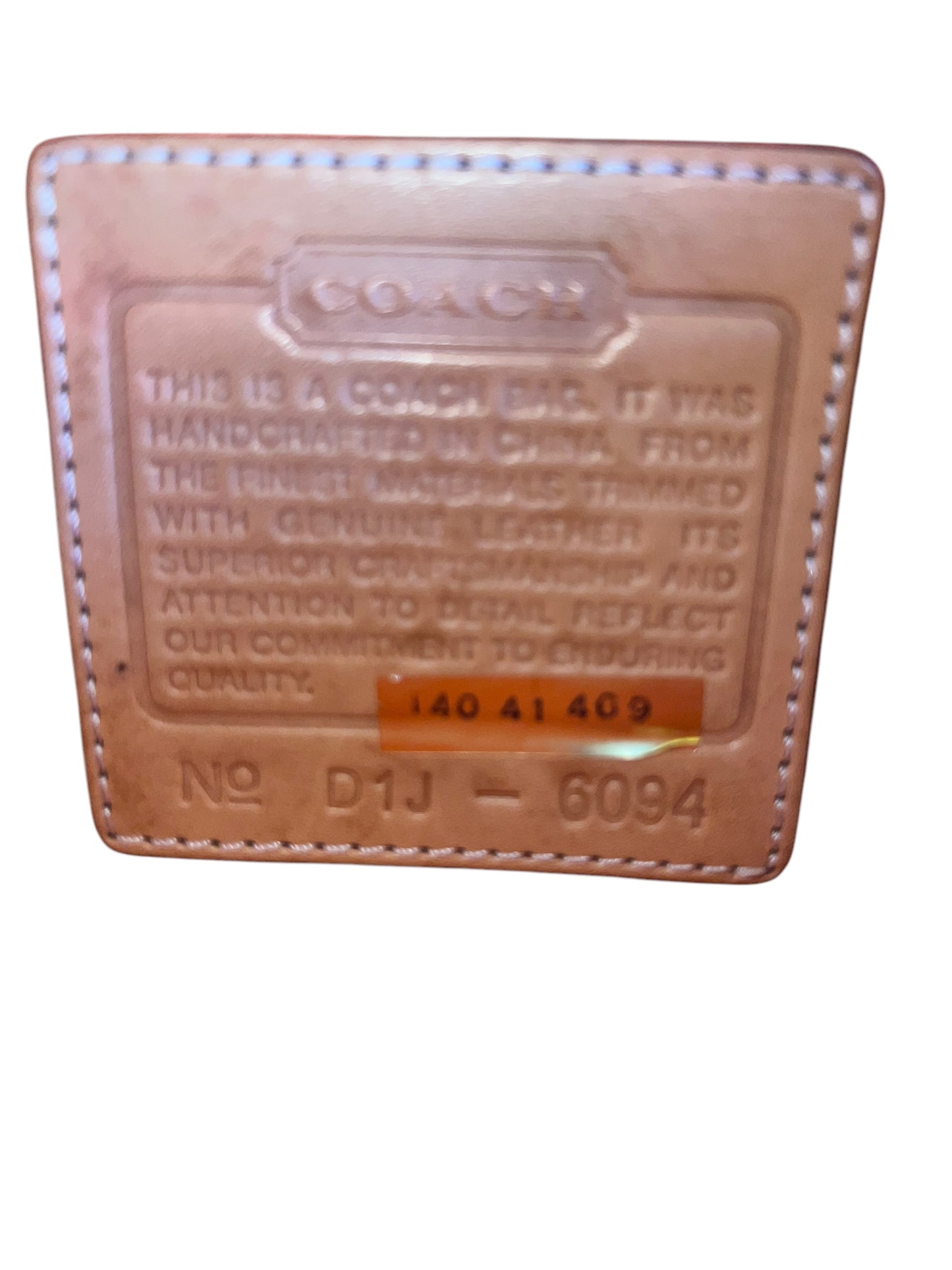 Coach Signature Demi Tan