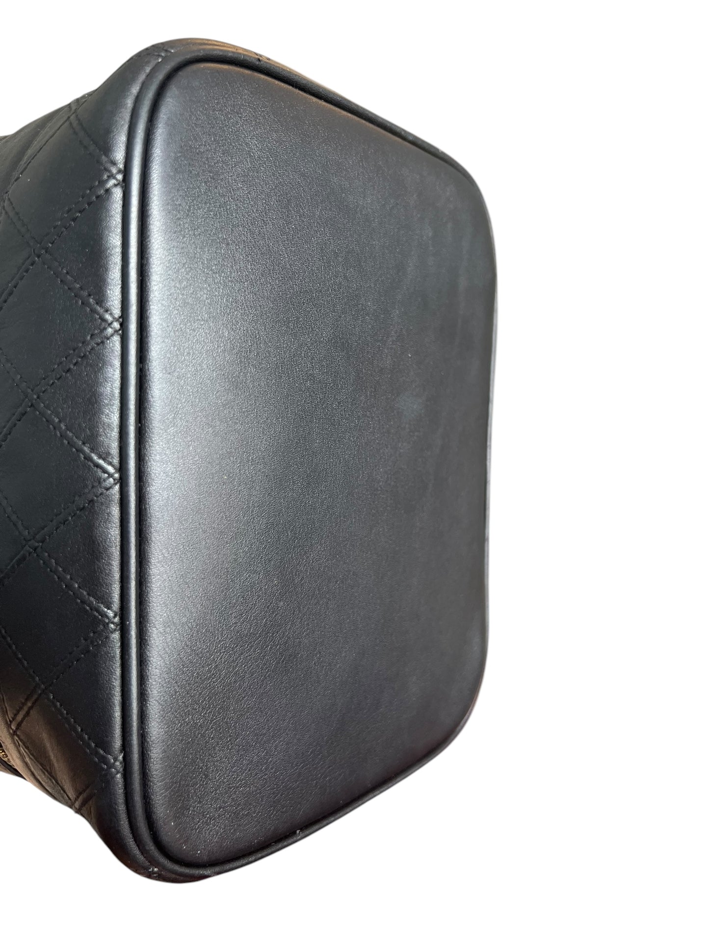 Chanel Black CC Quilted Vanity Bag