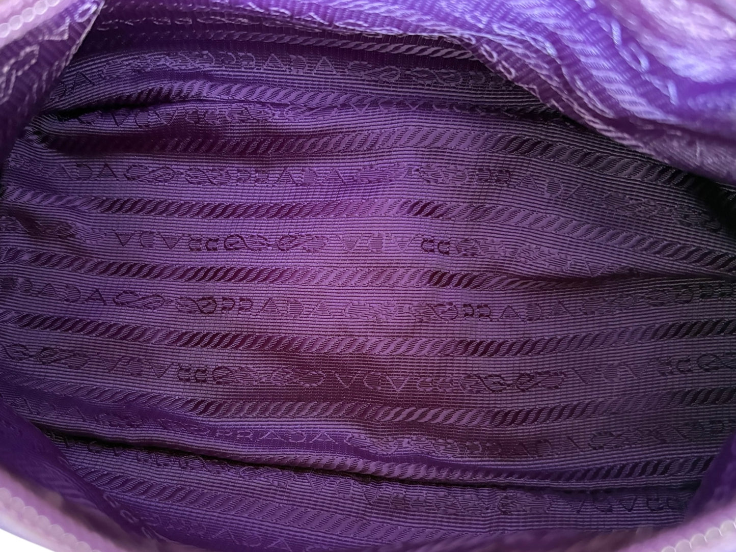 Prada Nylon Shoulder Bag Purple