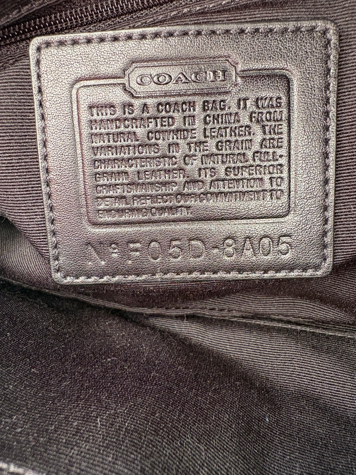 Coach Soho Black Leather Shoulder Bag