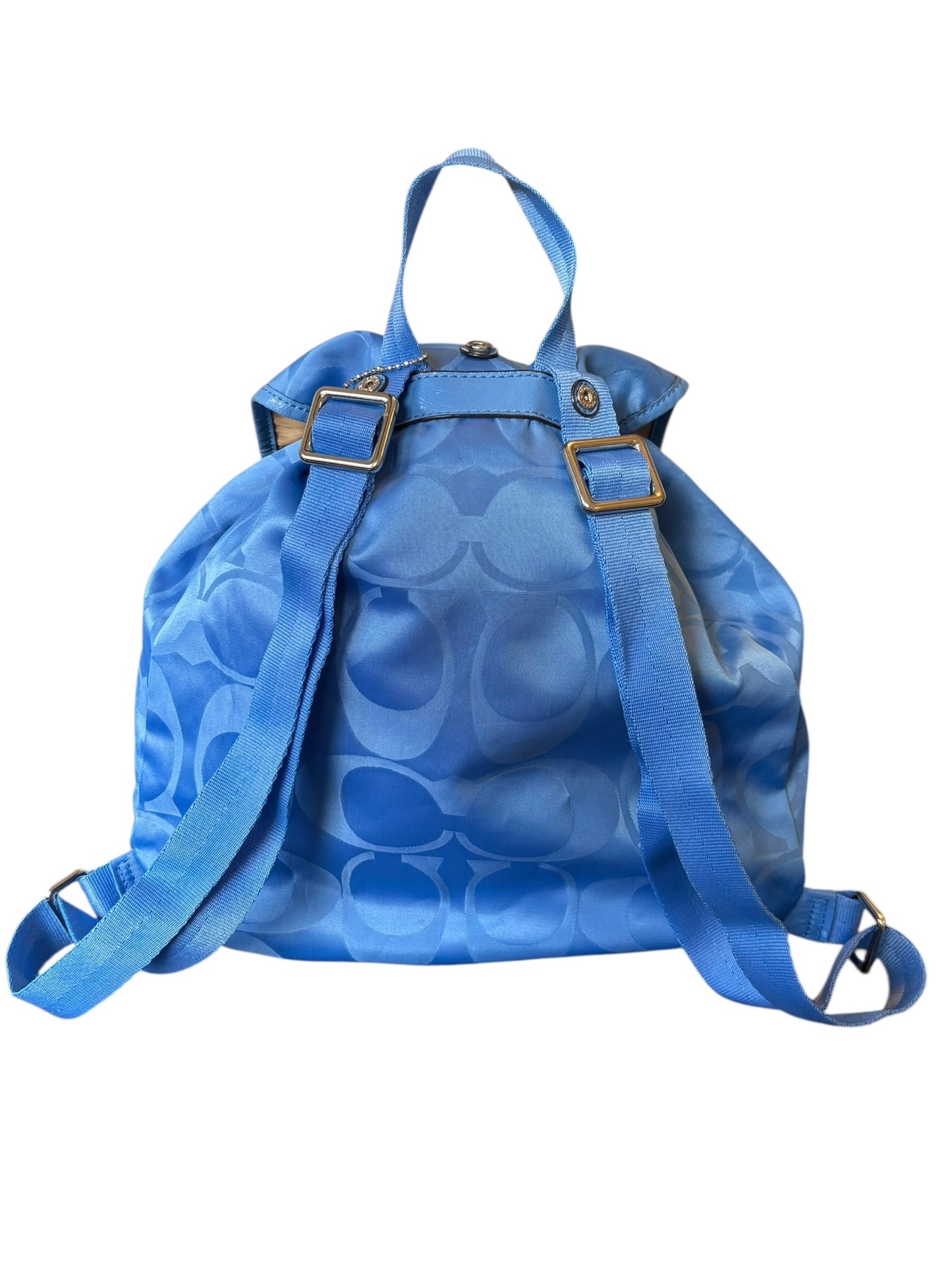 Coach Blue Backpack