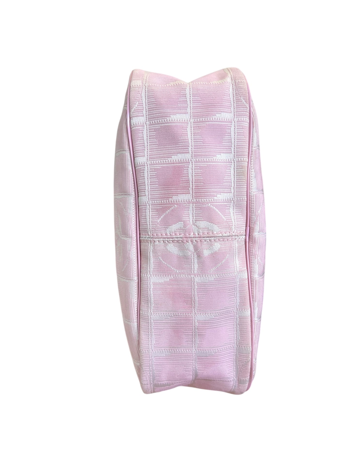 Chanel Pink Travel Line Shoulder Bag 2000s