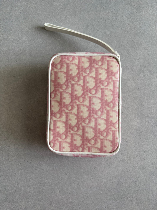 Dior Trotter Canvas Pouch Pink