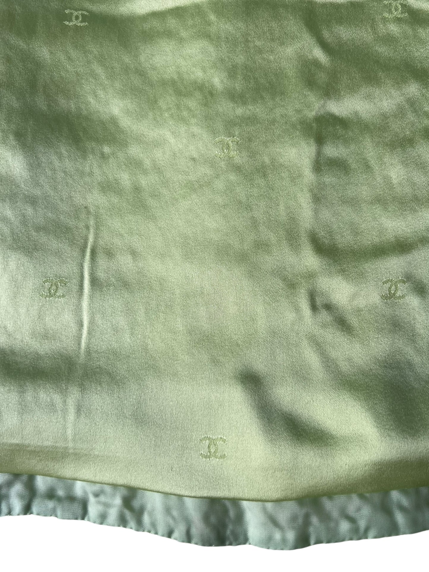 Chanel tweet skirt with silk lining