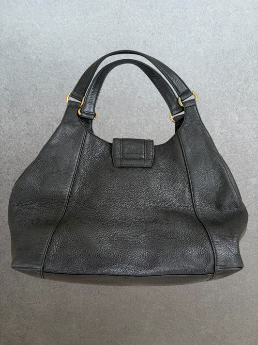 Gucci Hobo Horsebit Leather Bag Large