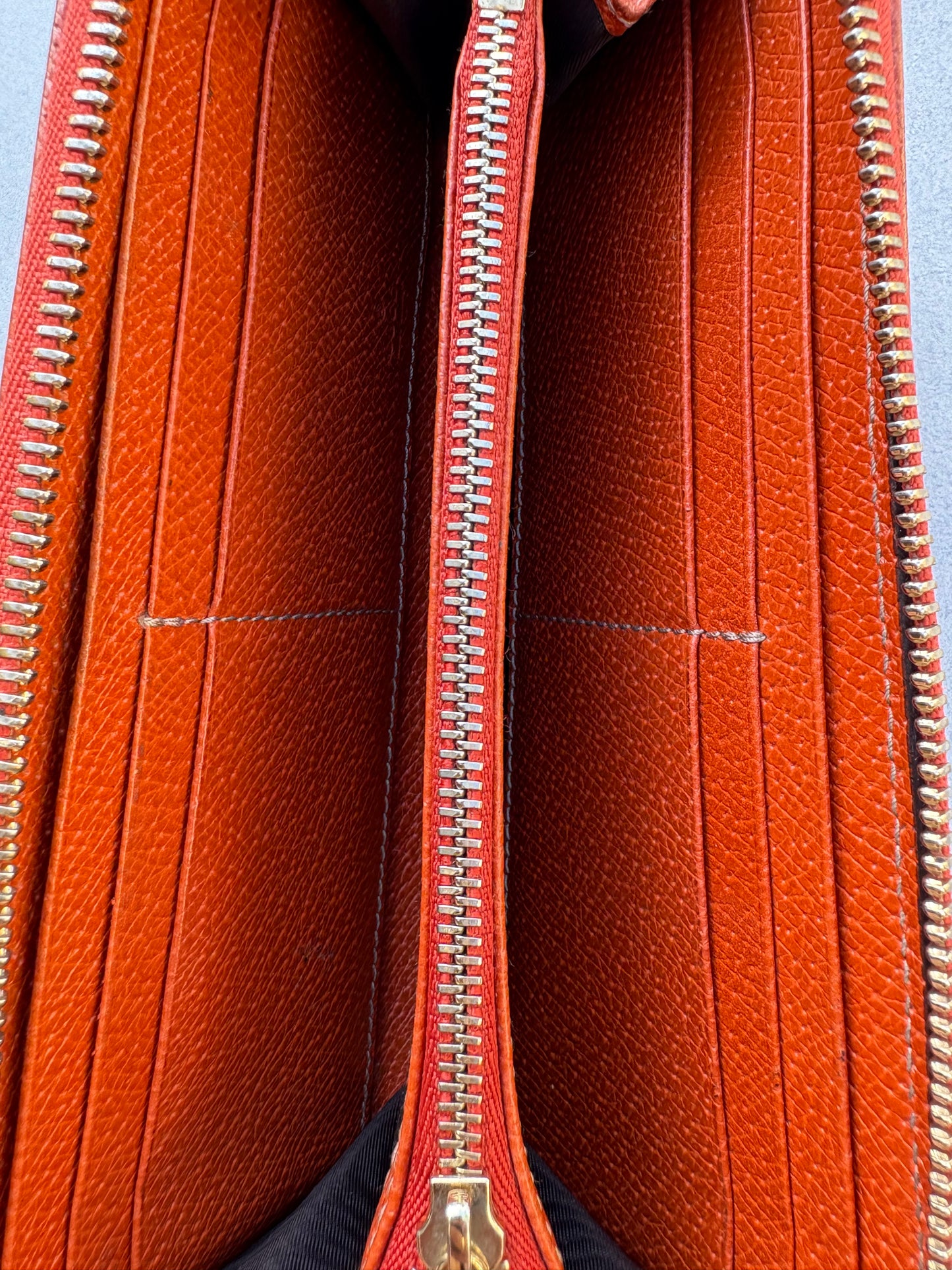 Gucci Biege and Orange Wallet