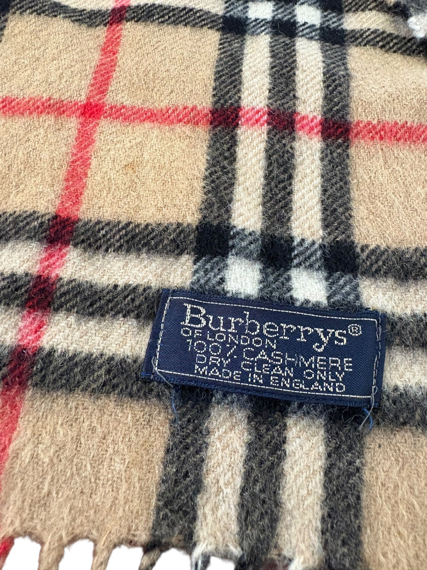 Burberry Cashmere Scarf Beige