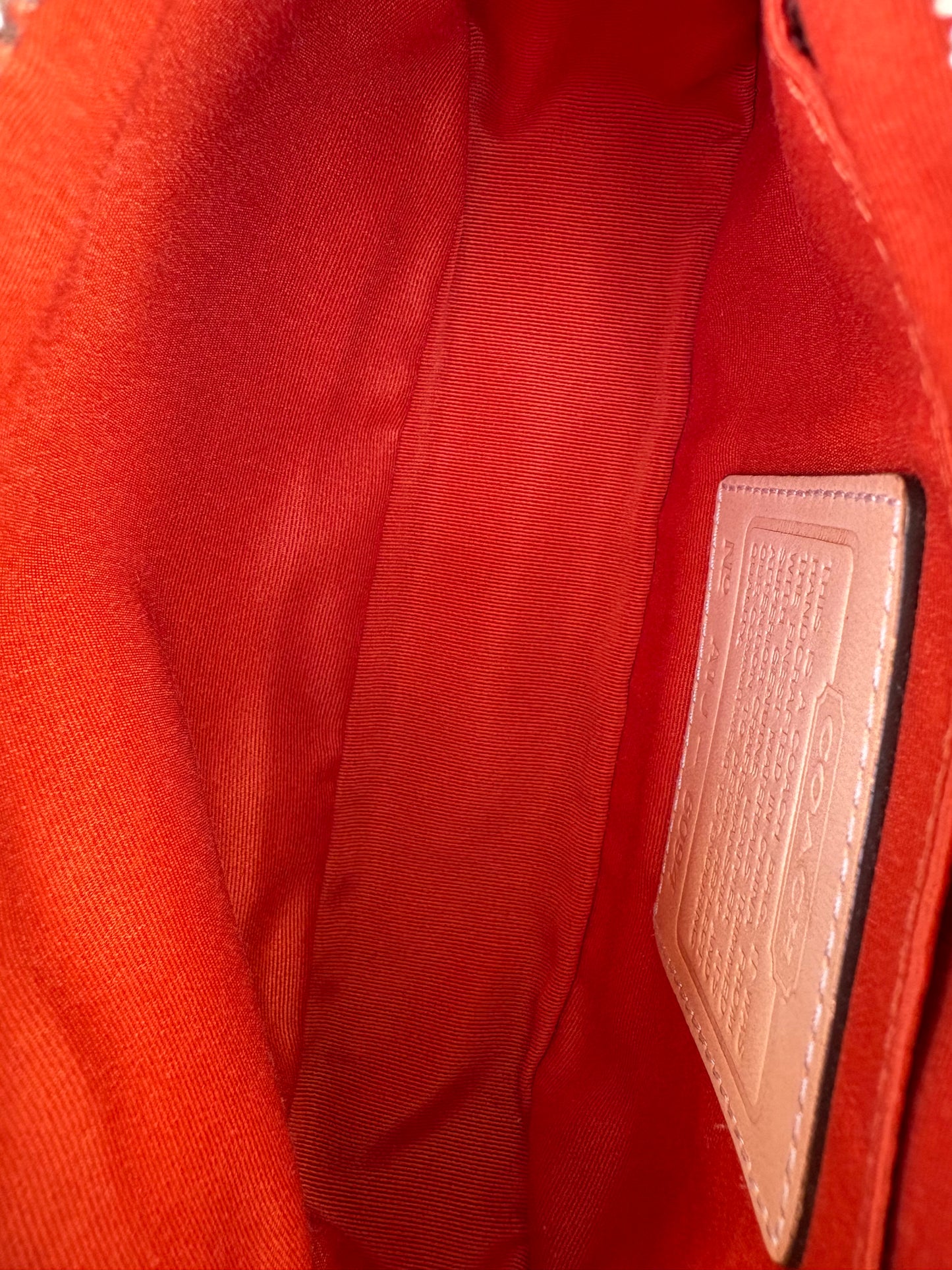 Coach Signature Demi Tan Shoulder Bag