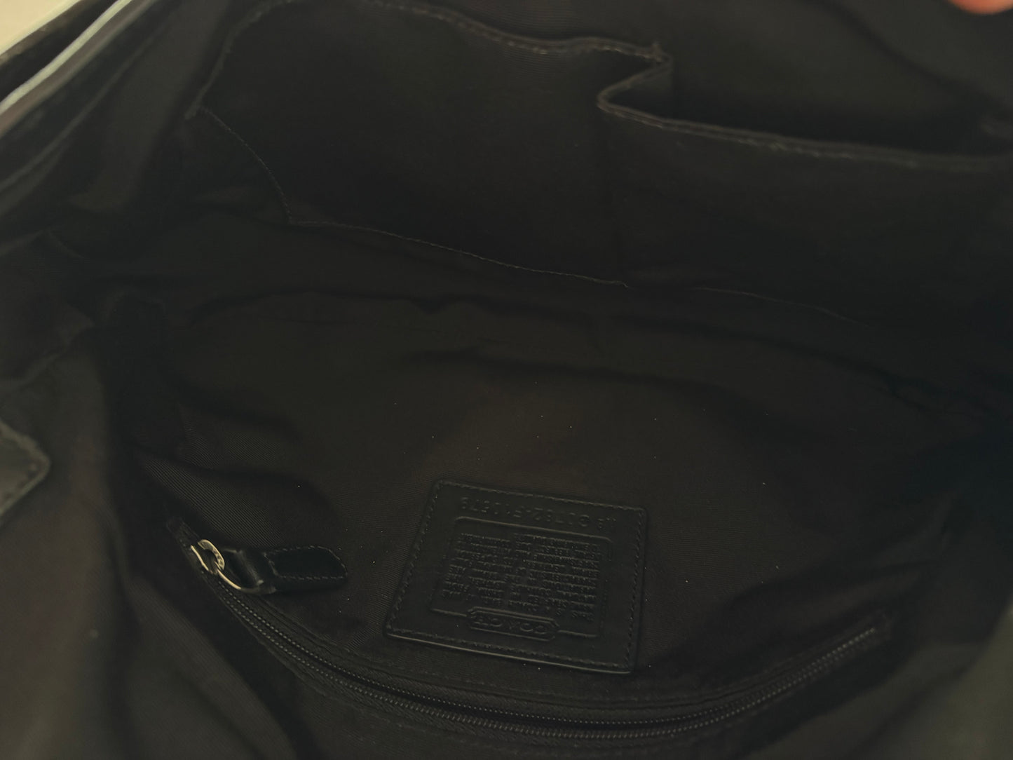 Coach Soho Black Leather Shoulder Bag