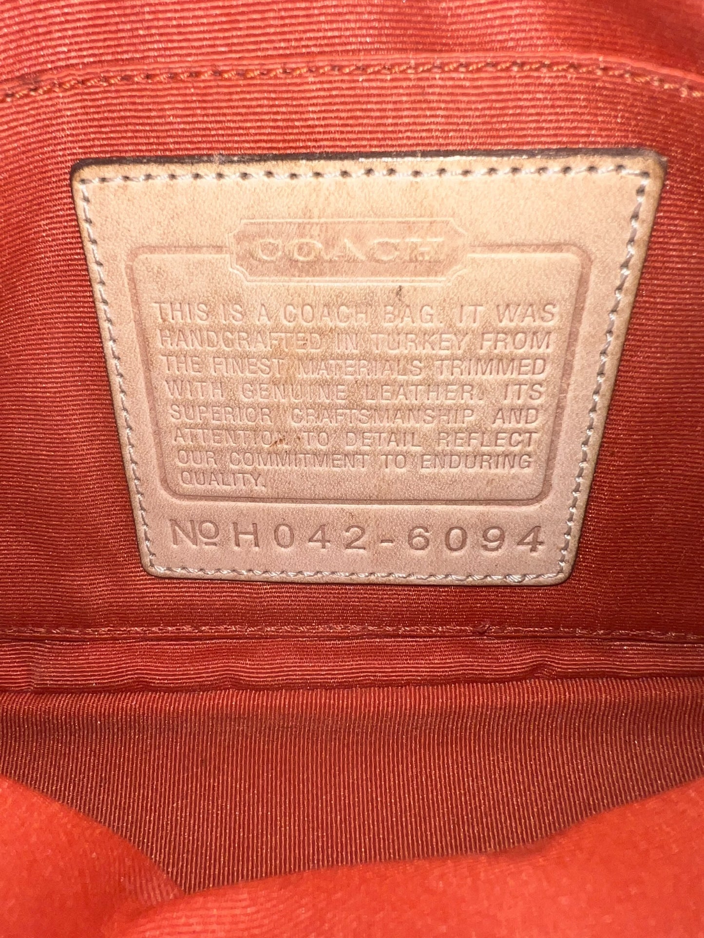 Coach Signature Demi Tan