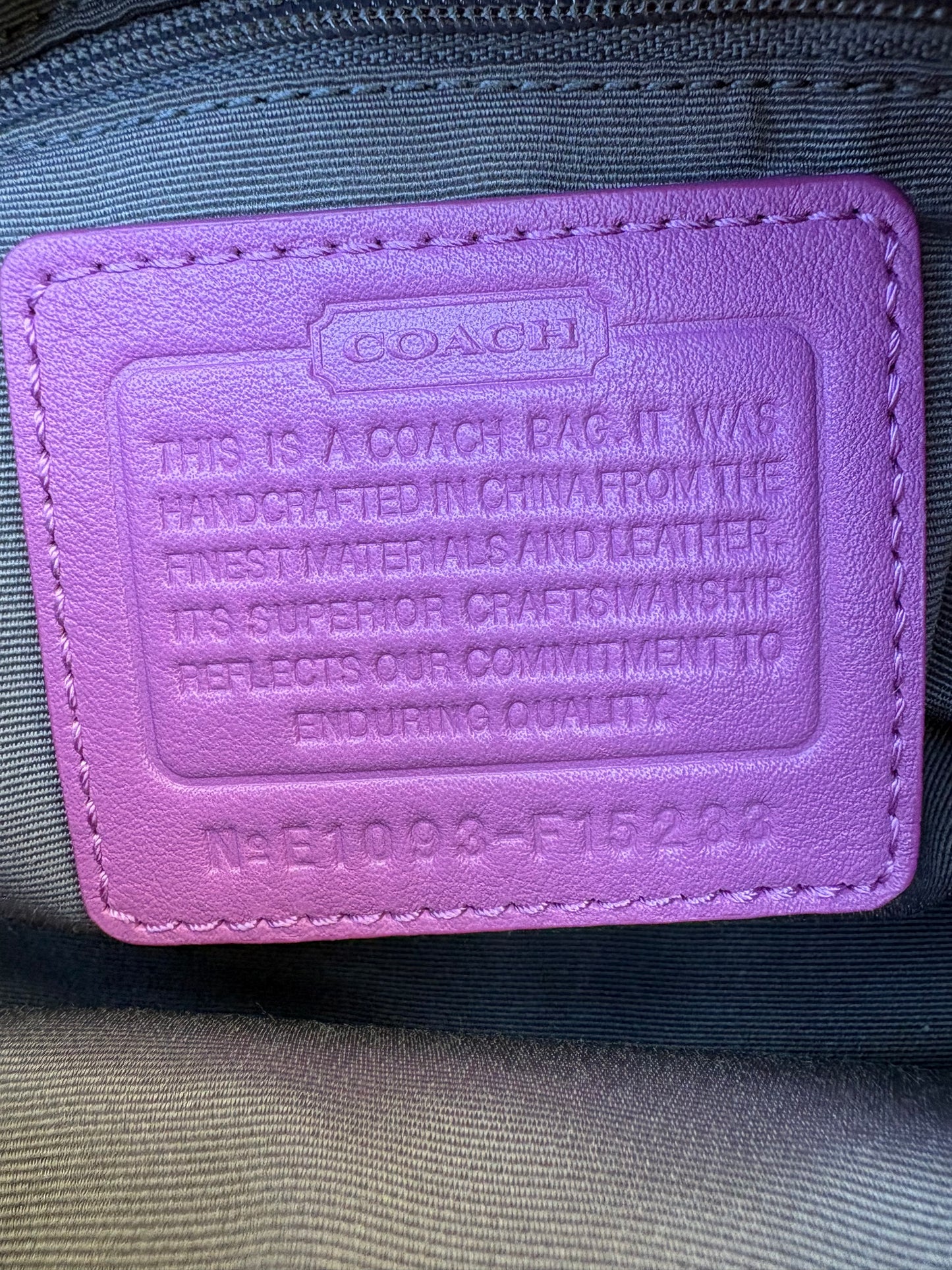 Coach Poppy Pink Shoulder Bag Two Way