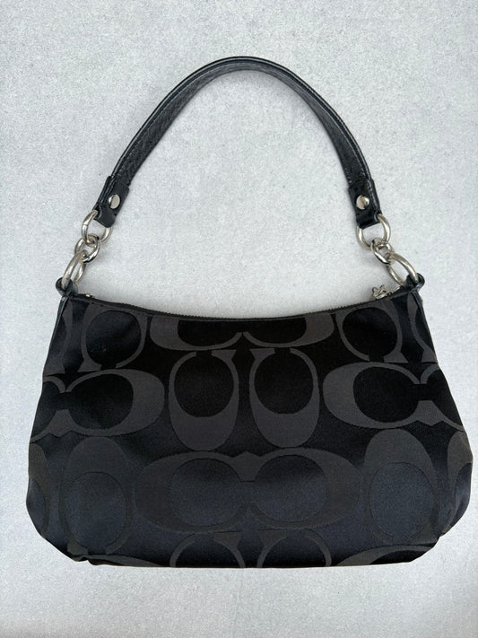 Coach Poppy Black Poppy Two-Way Handbag