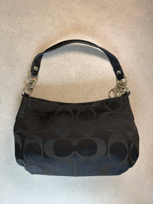Coach Poppy Black Shoulder Bag