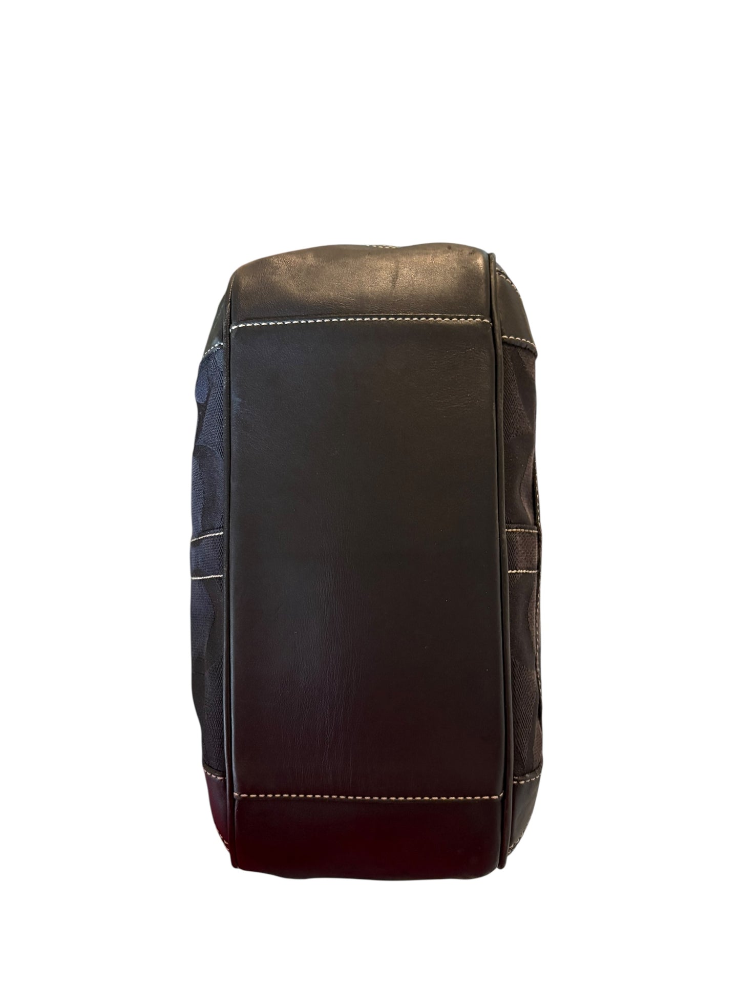 Coach Black Signature Ergo Shoulder Bag