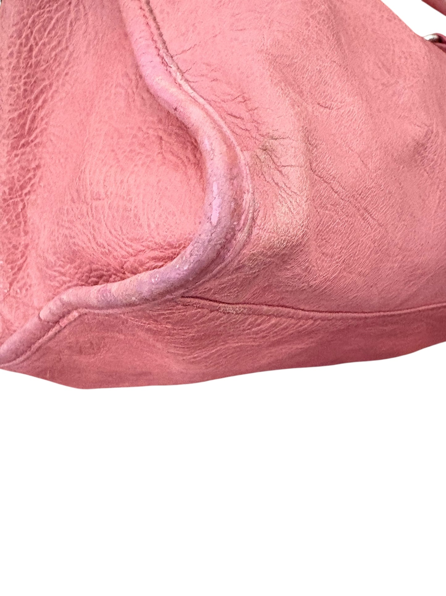 Balenciaga Pink Leather City Bag 2000s
