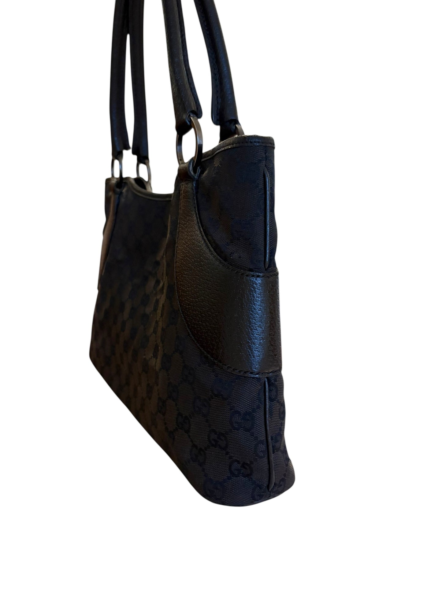 Gucci GG Canvas & Leather Tote Bag