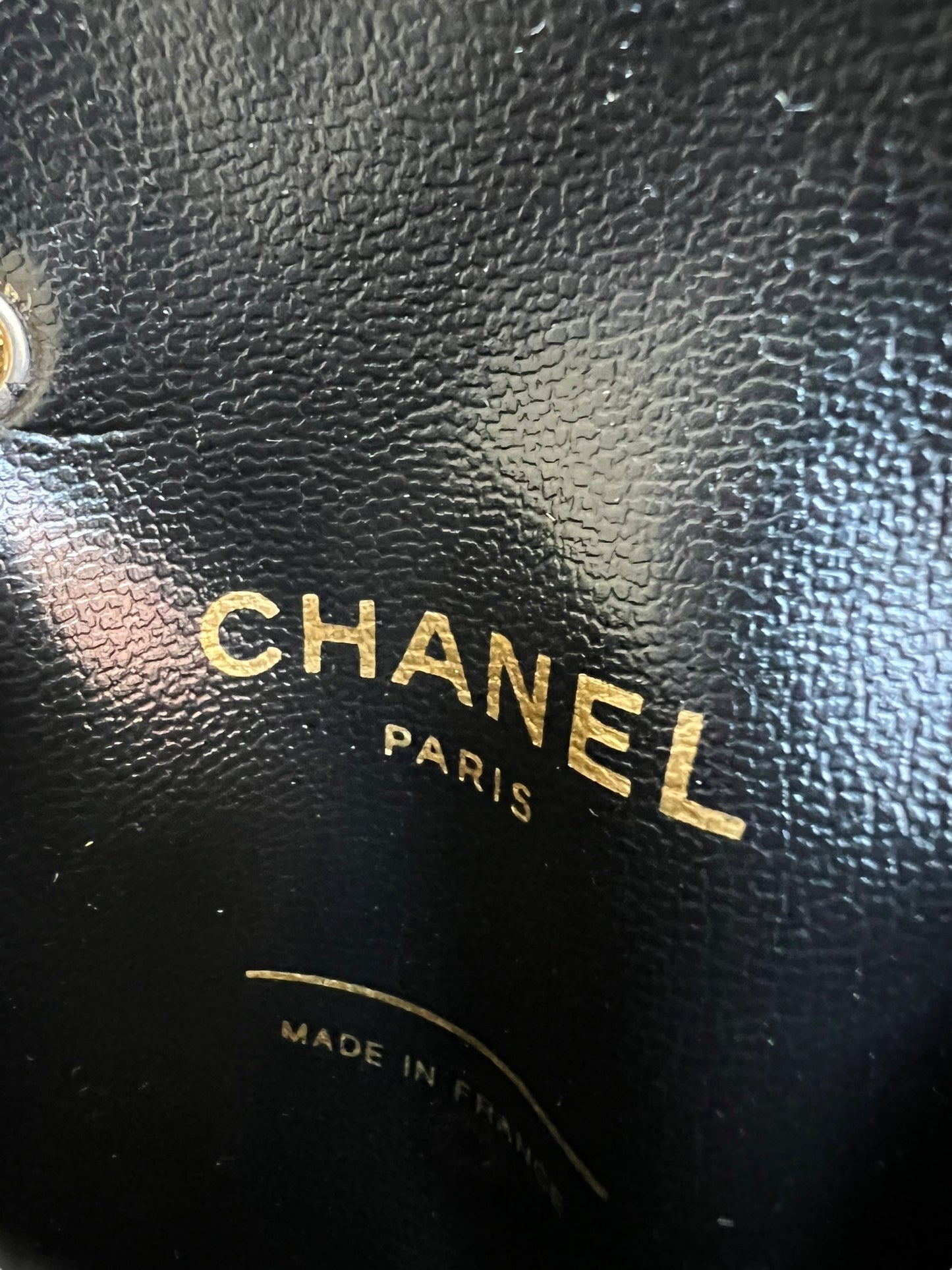 Chanel Chain Pouch Jersey Navy