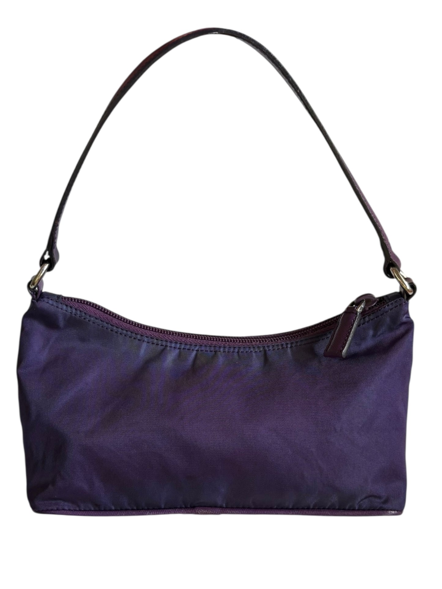 Prada Nylon Shoulder Bag Purple