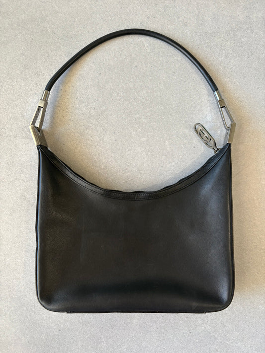 Gucci Black Leather Shoulder Bag
