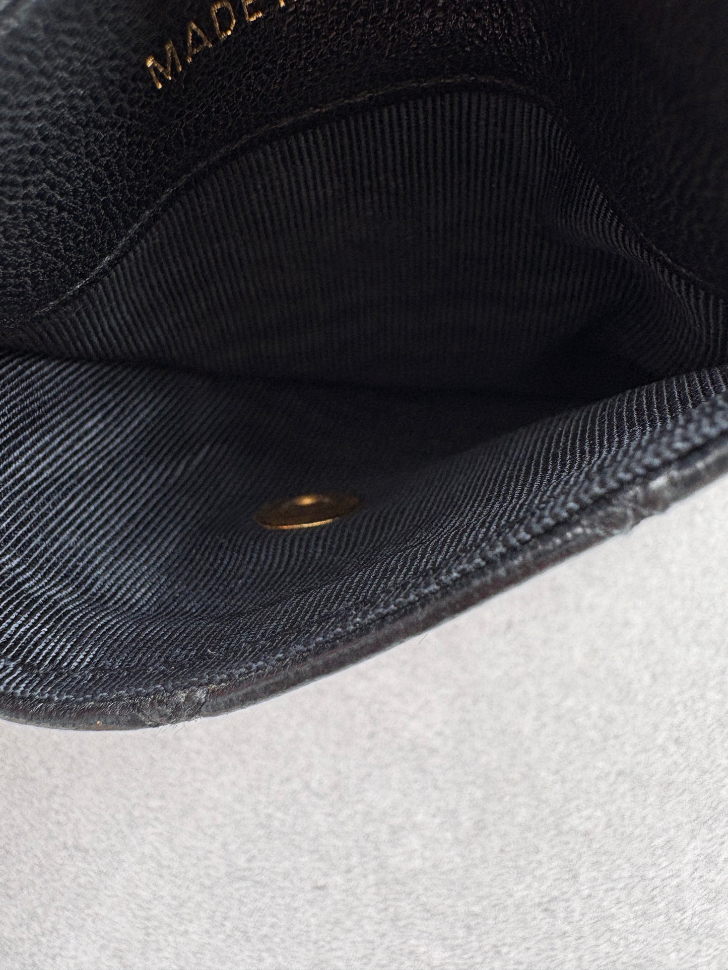 Chanel Black Leather Purse
