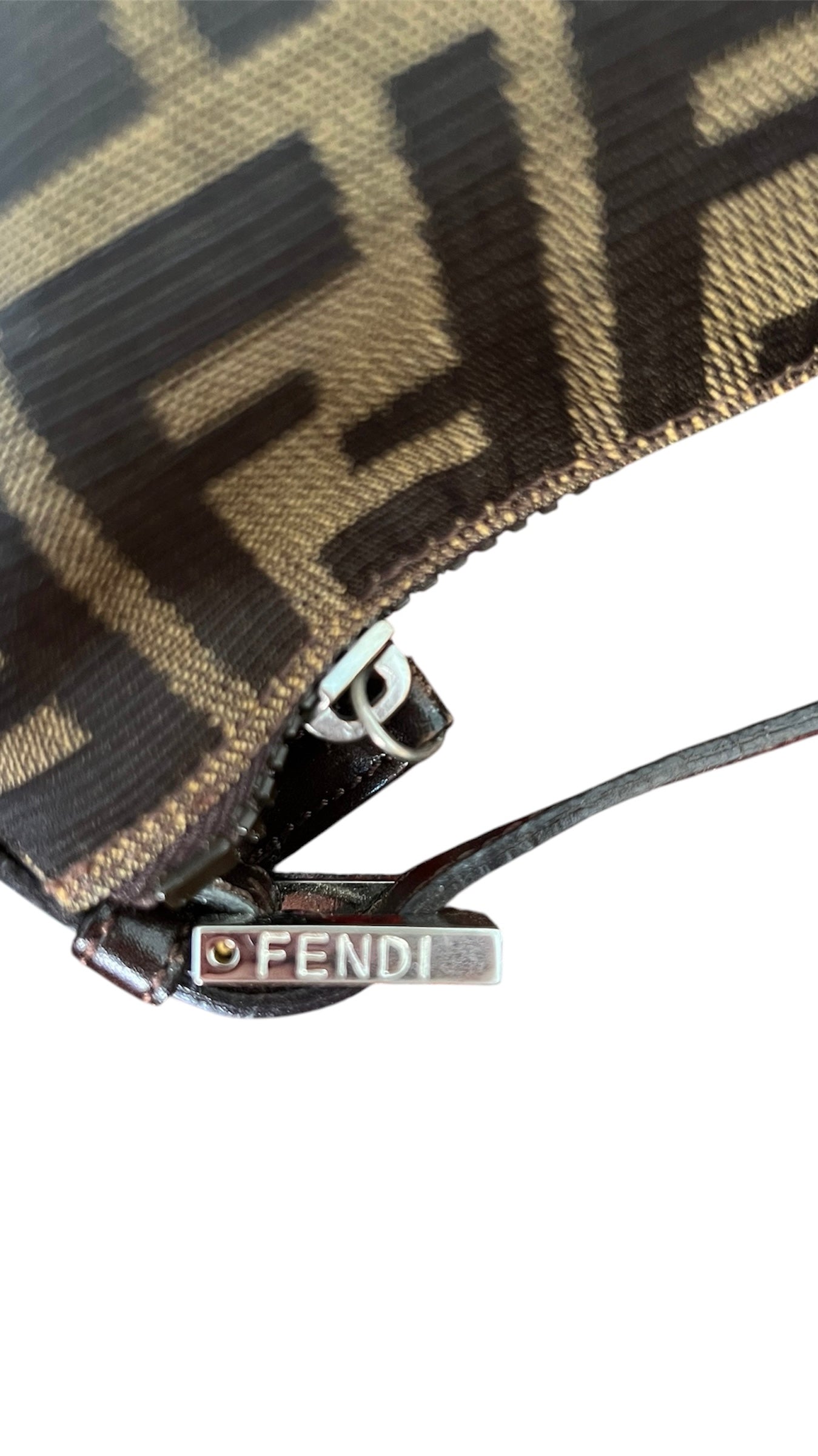 Fendi Zucca Mini Baguette Bag