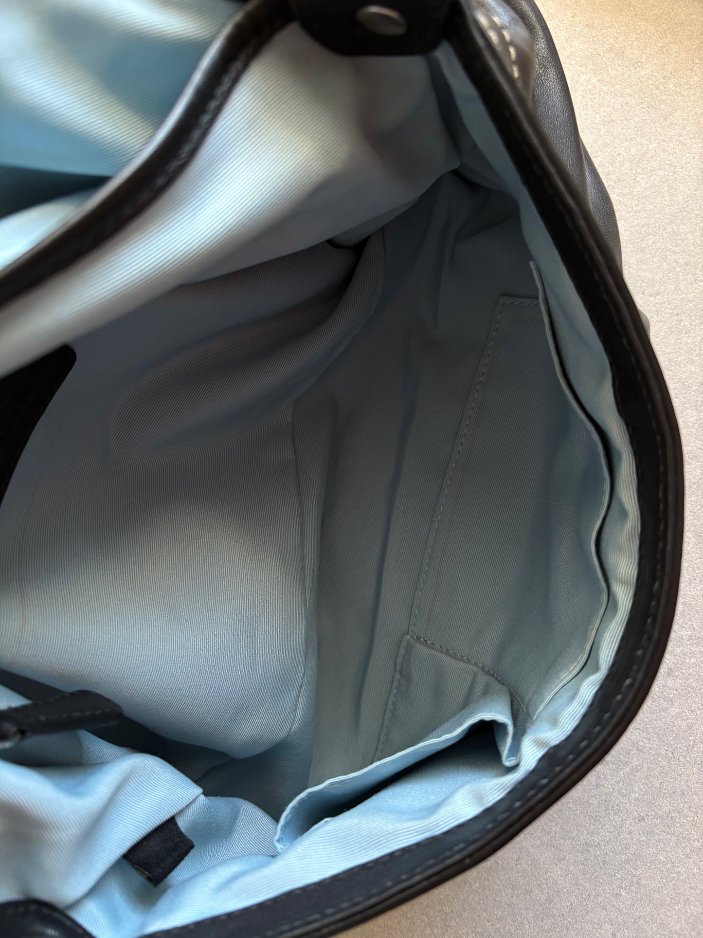 Coach Soho Black Leather Shoulder Bag