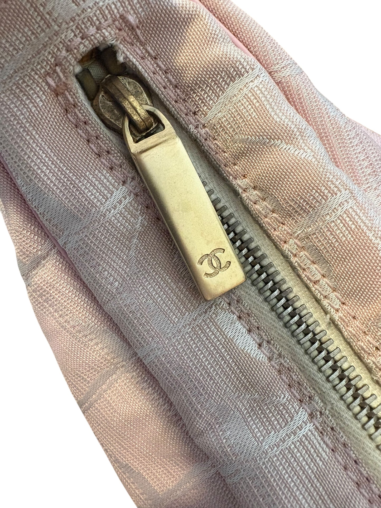 Chanel Pink Travel Line Shoulder Bag 2000s