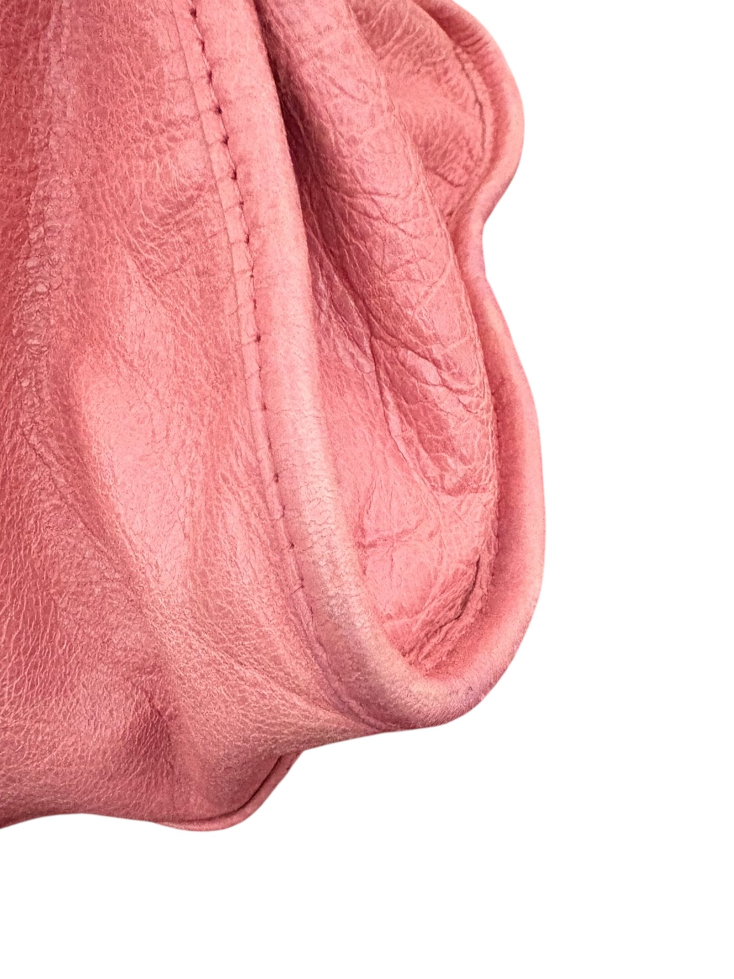 Balenciaga Pink Leather City Bag 2000s