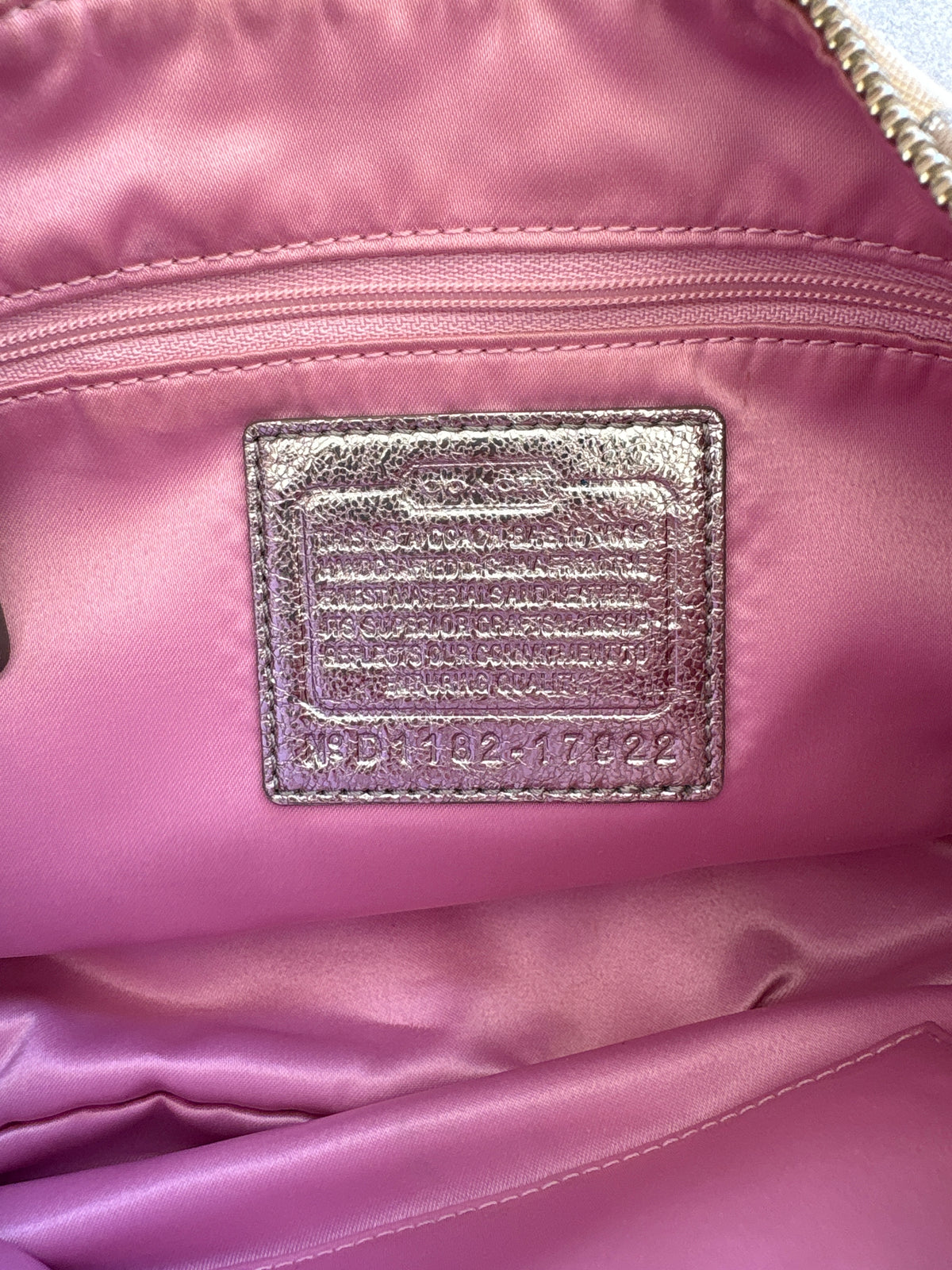Coach Poppy Scribble Monogram Shoulder Bag