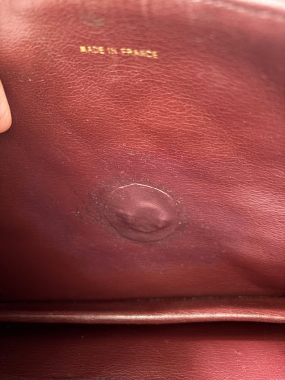 Chanel Classic Vintage Flap Black Lambskin Leather Shoulder Bag