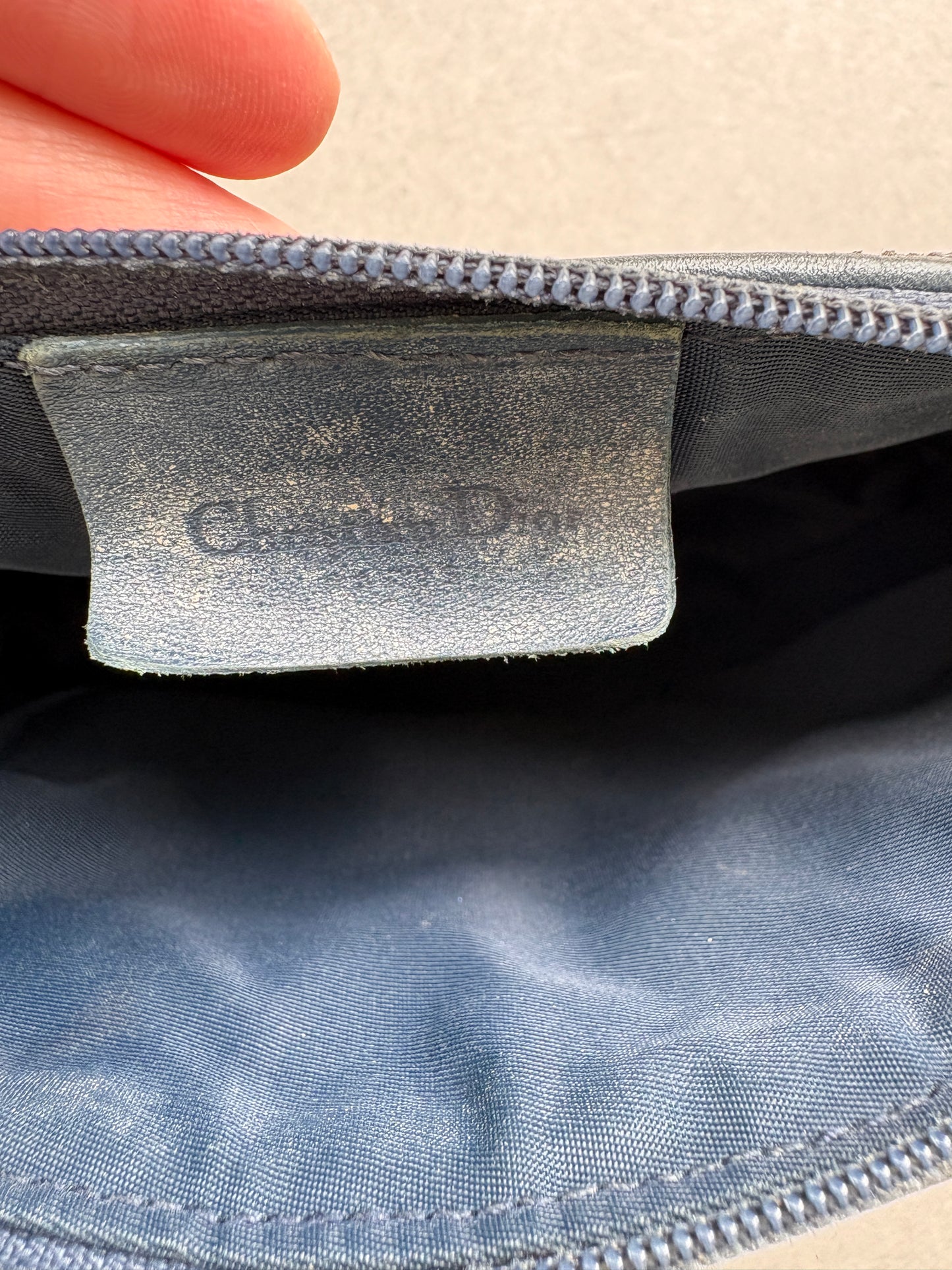 Dior Trotter Navy Pouch