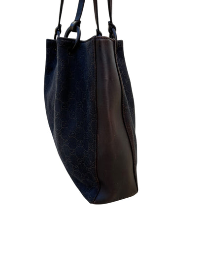 Gucci GG Canvas & Leather Tote Bag