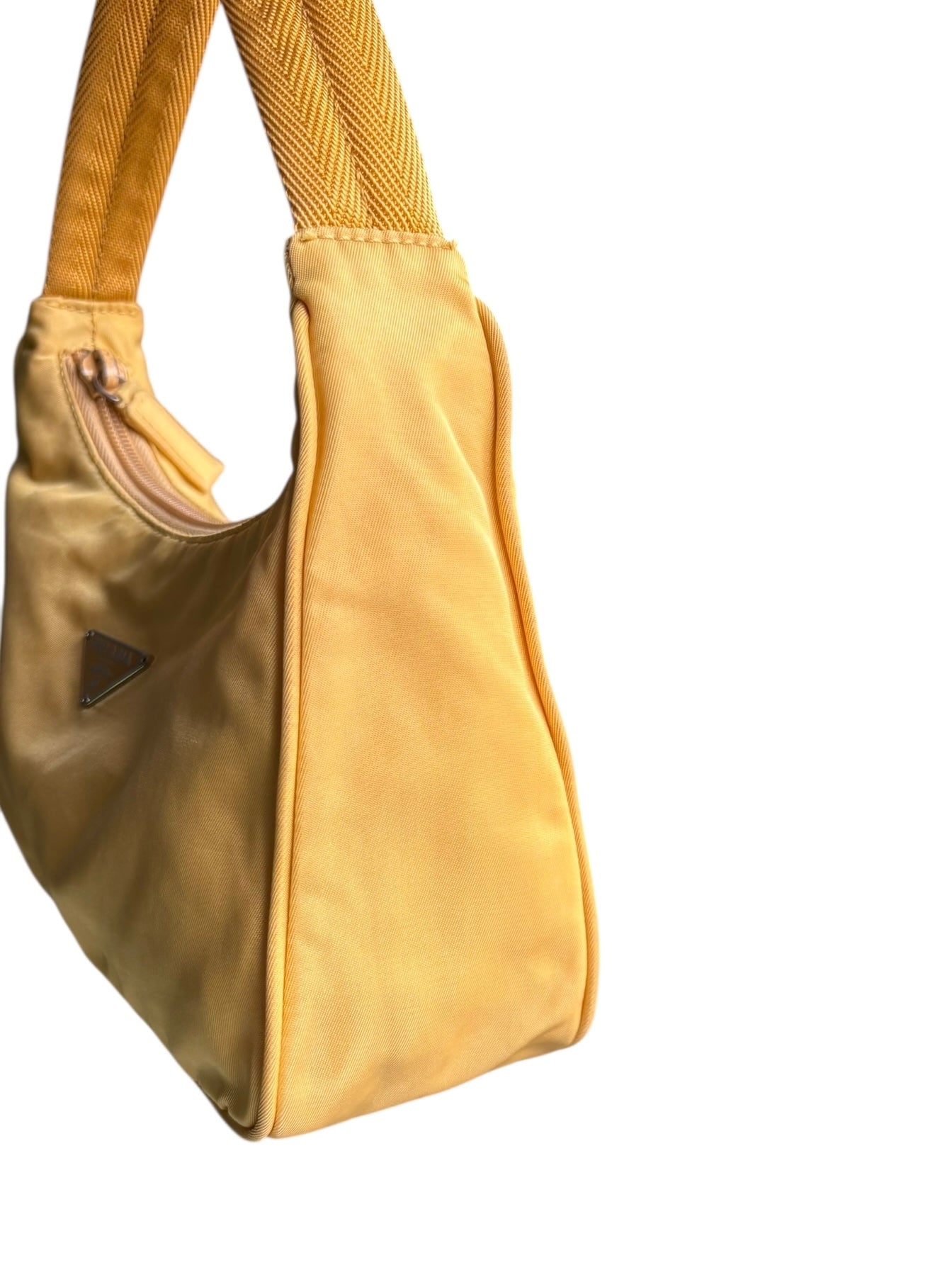 Prada Yellow Re-edition 2000 Nylon bag