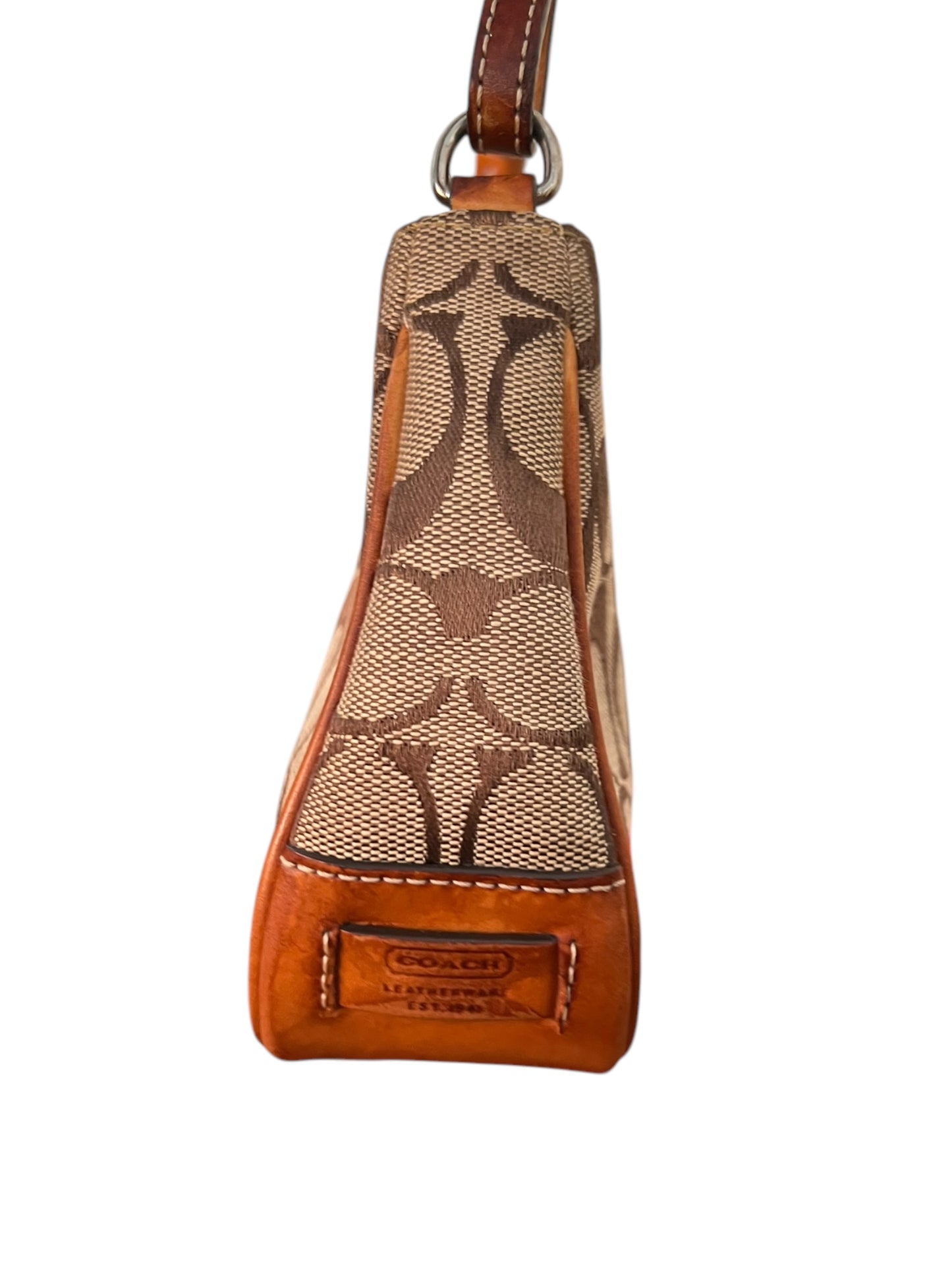 Coach Signature Demi Tan with Coach Charm