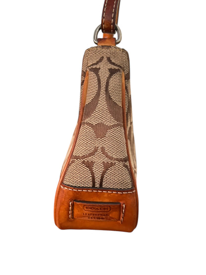Coach Signature Demi Tan with Coach Charm