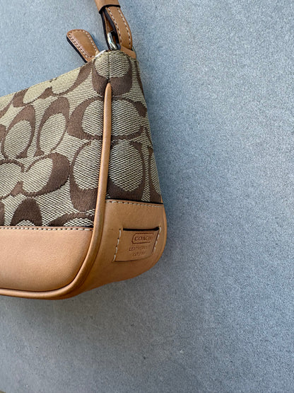 Coach Signature Demi Tan Shoulder Bag