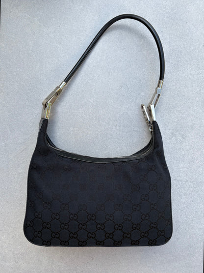 Gucci Black Monogram Handbag