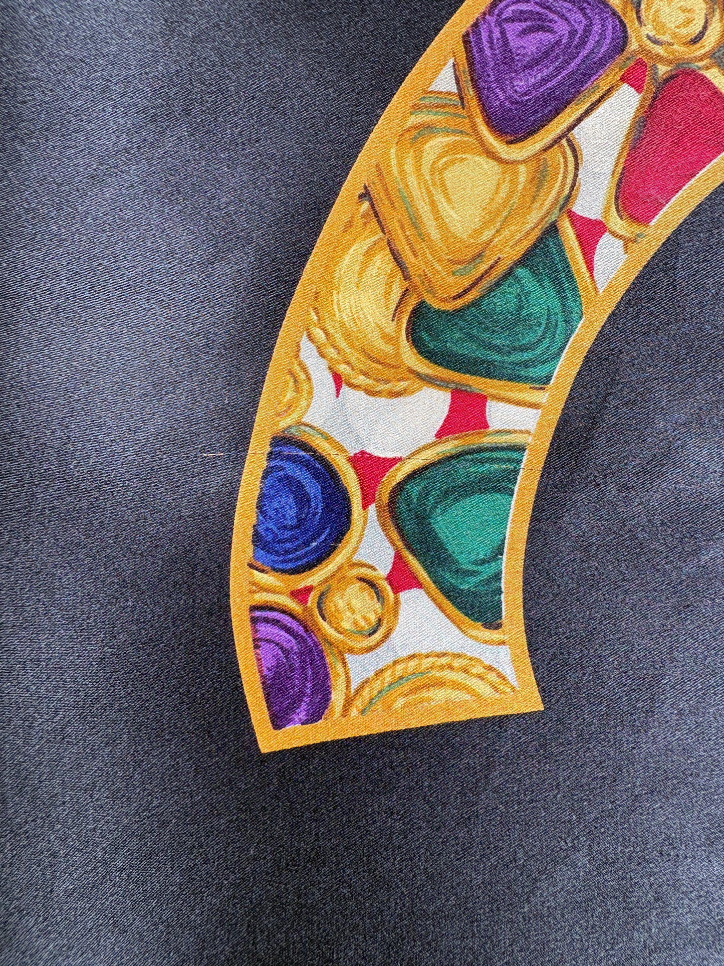 Chanel Silk Scarf with CC Logo