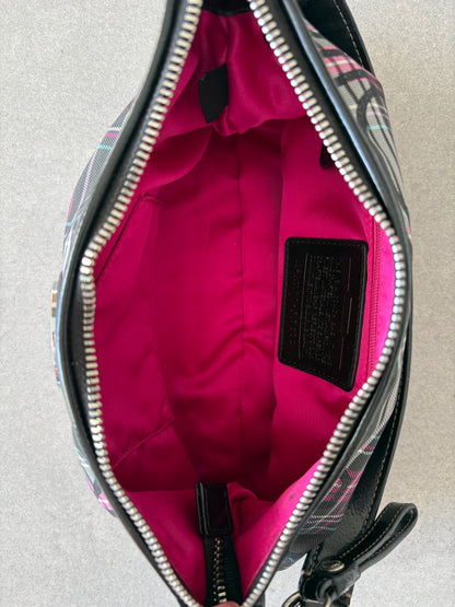 Coach Poppy Tartan Shoulder Bag